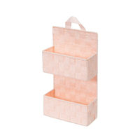 "Bristol" 2-tier Hanging Storage Basket  - Pink