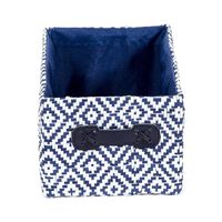 "Enzo" Storage Basket - Navy Blue