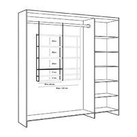 XTend Adjustable Wardrobe Extension Kit