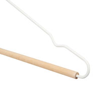 Set of 2 "Helsinski" Wooden Clothes Hangers - White
