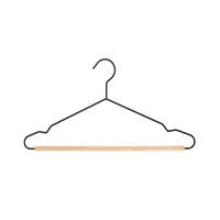 Set of 2 "Helsinski" Wooden Clothes Hangers - Black