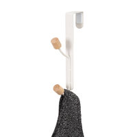 Helsinski" 2 Hook Over Door Hanger - White