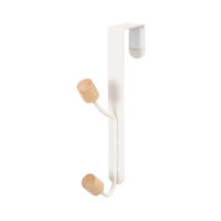 Helsinski" 2 Hook Over Door Hanger - White