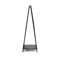 Black Nora Single Metal Clothes Hanging Rail