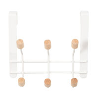 "Helsinski" 6 Hook Over Door Hanger - White