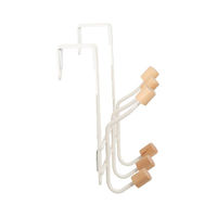 "Helsinski" 6 Hook Over Door Hanger - White