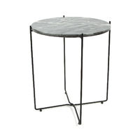 "Agneta" Black Marble Side Table Copenhagen