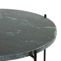 "Agneta" green marble side table Copenhagen