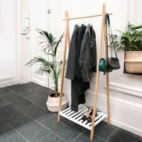 "Nagano" Wooden Coat Rack