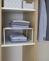 XTend Extendable Storage Shelf with Bamboo Frame