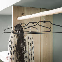 Set of 30 "Sticky" Non Slip Curved Clothes Hangers
