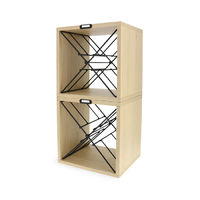 Set of 2 Copenhagen Stackable Cube Wine Racks