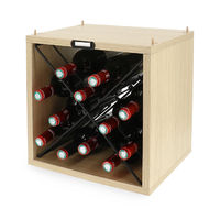 Set of 2 Copenhagen Stackable Cube Wine Racks