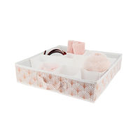 Blush Drawer Organiser with 16 Compartments