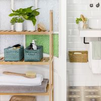 "Lilou" Basket - Green