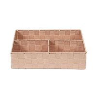 "Stan" Drawer Organiser with 3 Compartments - Pink Blush