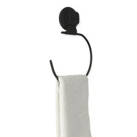 "Bestlock Black" Suction Wall Mountable Towel Ring