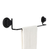 "Bestlock Black" Suction Wall Mountable Tower Rail