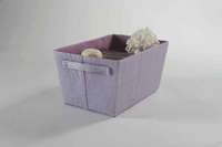 "Rio" Woven Storage Basket - Mauve
