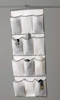 Cottage Canvas Metal Frame Portable Wardrobe with Organiser