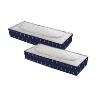 Set of 2 Kasuri Underbed Storage Bag