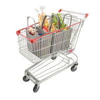 Set of 2 shopping bags "Kosto" - Grey