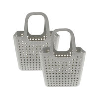 Set of 2 shopping bags "Kosto" - Grey