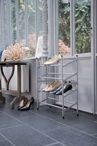 Set of 2 "Stilito" 2 Shelf Expanding Shoe Racks