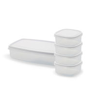 Set of 21 storage food boxes