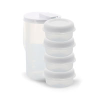 Set of 21 storage food boxes