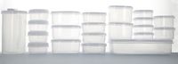 Set of 21 storage food boxes