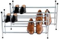 Set of 4 "Stilito" 2 Shelf Expanding Shoe Racks