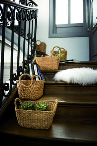 Set of 5 "Caracas" Woven Storage Baskets