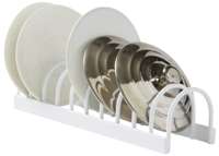 Small Lid and Plate Kitchen Storage Stand / Rack