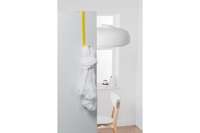 "Solo" Steel Over Door Easy Reach Hanging Hook - Yellow