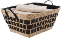 "Songa" Medium Seagrass Storage Basket with Handles