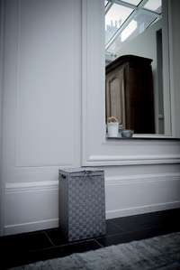 "Stan" Square Laundry Basket - Grey