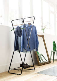 Sven Double Metal Clothes Hanging Rail