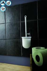 Bestlock Magic Wall Mountable Toilet Brush with Holder