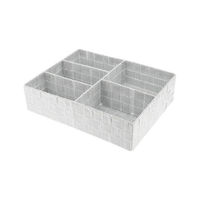 "Toronto" Drawer Organiser 5 Compartments White