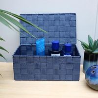 "Toronto" Large Storage Box – Blue