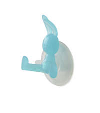 "Funny" Rabbit Suction Wall Hook - Turquoise