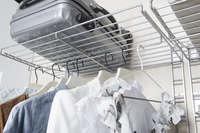 Walltech Dressing Room Large Shelf with Hanging Rail