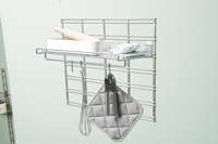 Walltech Kitchen Shelf with Hanging Rail
