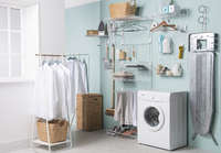 "Walltech Utility Room" ironing board storage starter kit